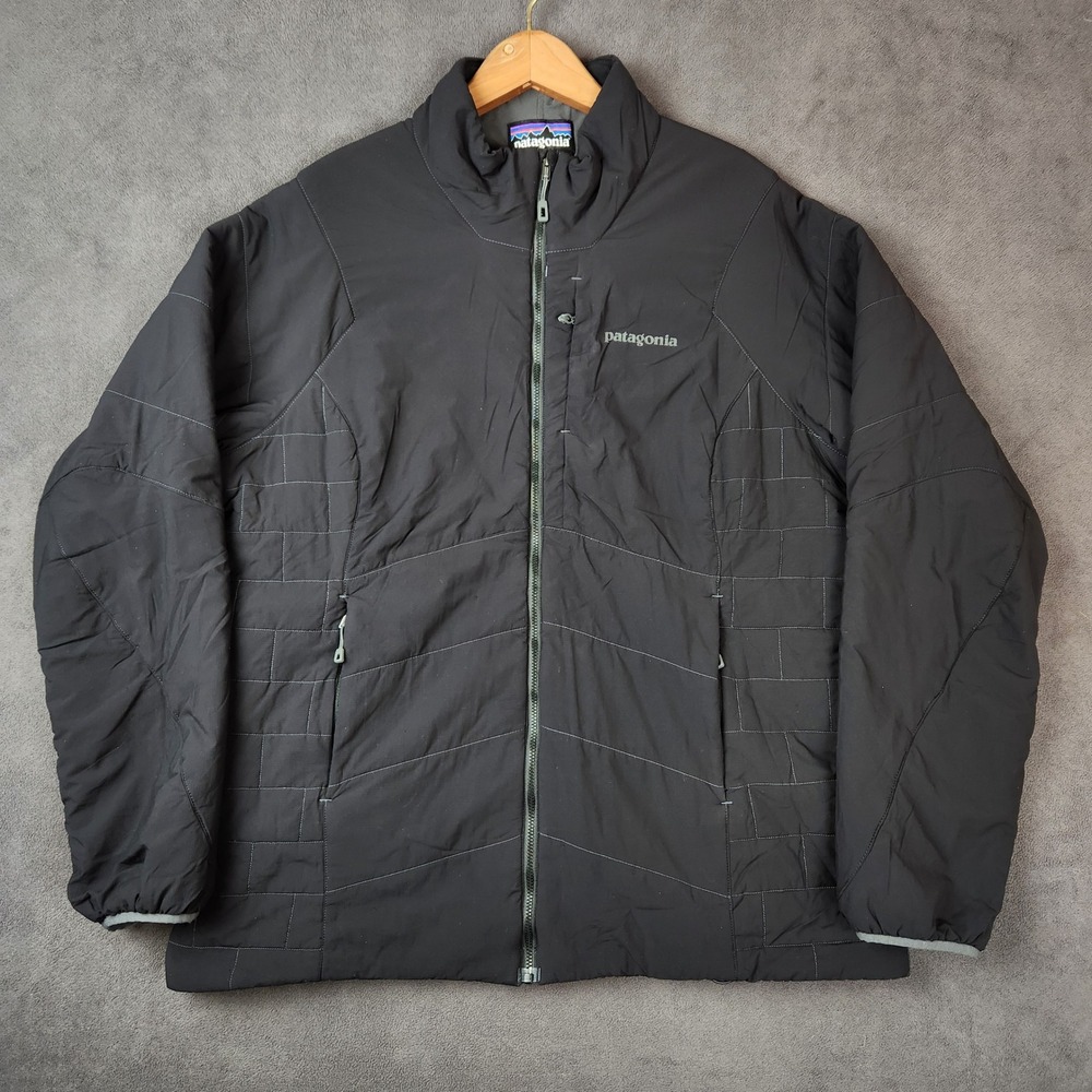 Patagonia Nano Air Jacket Womens XL Black Full Zip Quilted Puffer‎ Lightweight